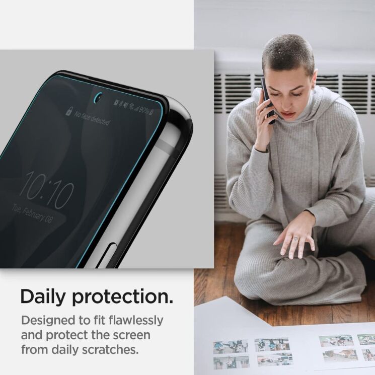 Комплект защитных пленок Spigen (SGP) Screen Protector Neo Flex Solid для Samsung Galaxy S22 (S901): фото 9 из 14