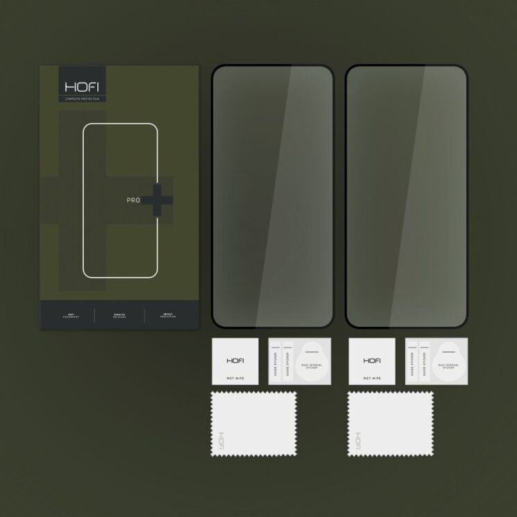 Комплект захисних стекол (2шт) HOFI Glass Pro+ (FP) для Samsung Galaxy S24 (S921) - Black: фото 4 з 4