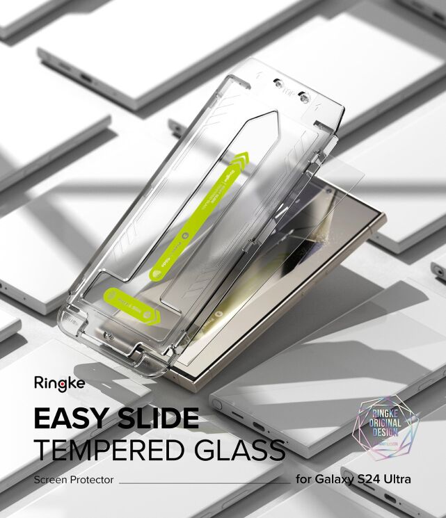 Комплект захисних стекол (2шт) Ringke Easy Slide Tempered Glass для Samsung Galaxy S24 Ultra (S928) 8809961785412: фото 2 з 16