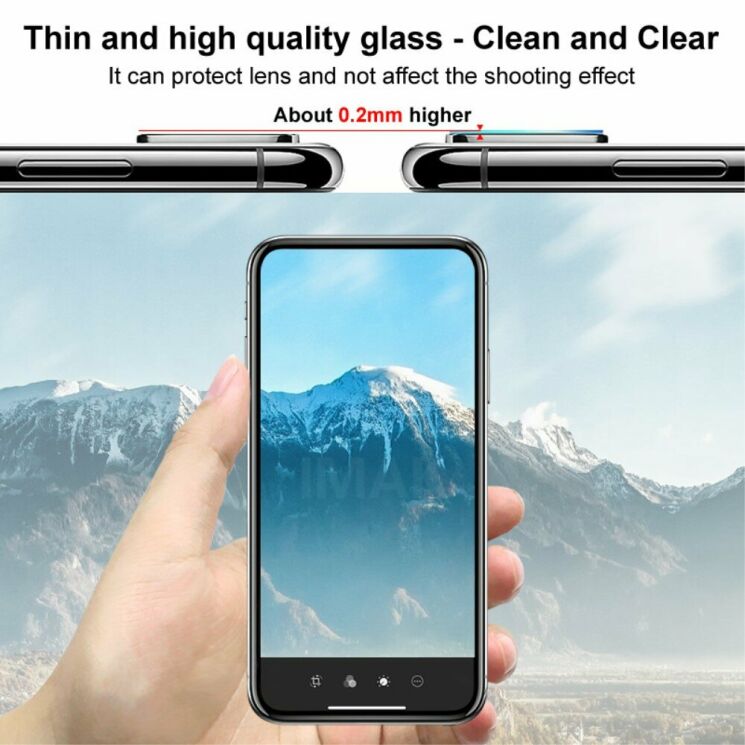 Комплект защитных стекол IMAK Camera Lens Protector для Xiaomi Redmi Note 7 / Note 7 Pro: фото 10 из 11