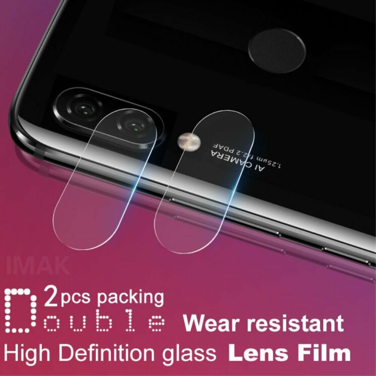 Комплект защитных стекол IMAK Camera Lens Protector для Xiaomi Redmi Note 7 / Note 7 Pro: фото 6 из 11