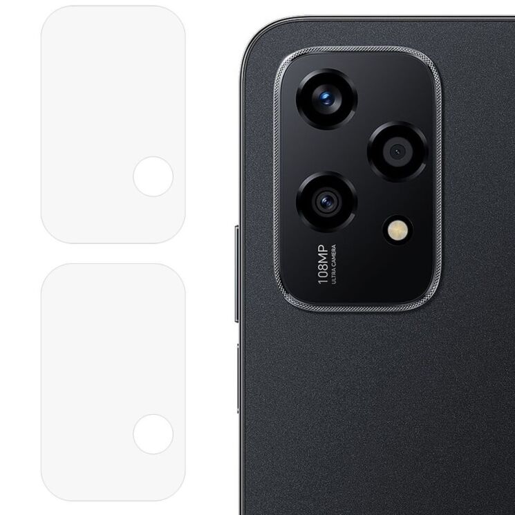 Комплект защитных стекол на заднюю камеру Deexe Camera Lens Protector для Honor 200 Lite - Crystal: фото 1 из 6