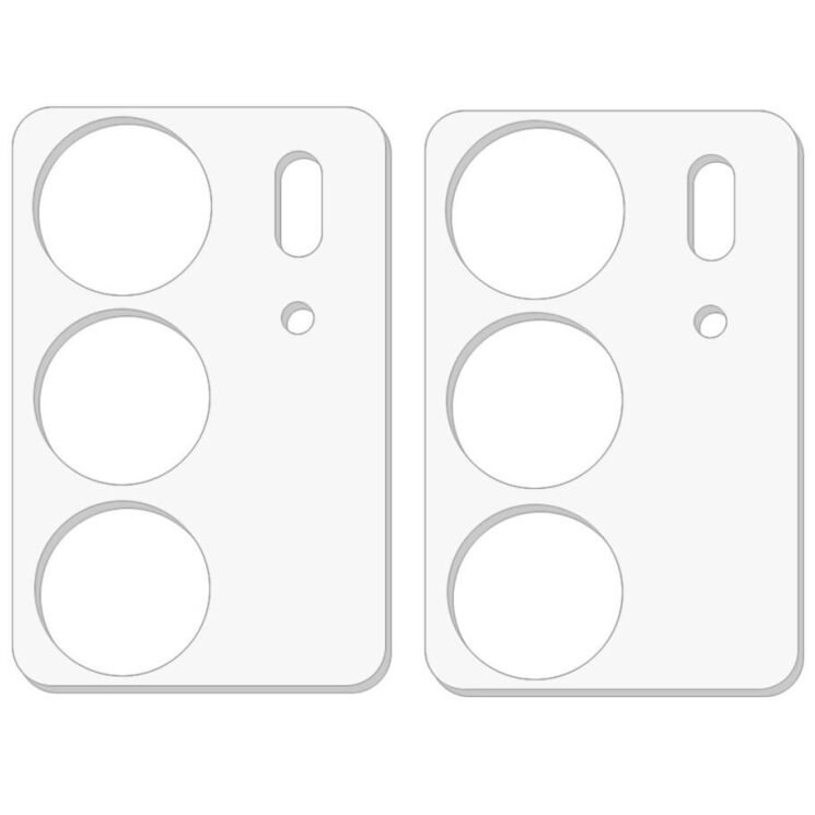 Комплект защитных стекол на заднюю камеру Deexe Camera Lens Protector для Realme C75: фото 2 из 5