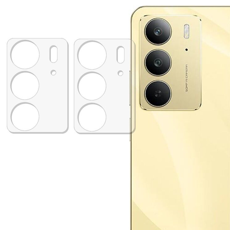 Комплект защитных стекол на заднюю камеру Deexe Camera Lens Protector для Realme C75: фото 1 из 5