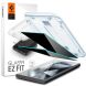 Комплект защитных стекол Spigen (SGP) GLAS.tR EZ Fit Privacy для Samsung Galaxy S24 Ultra (S928) AGL07625 - Black (375811B). Фото 1 из 8