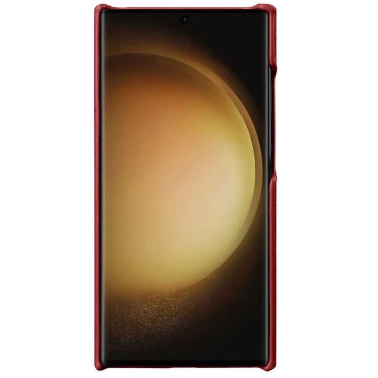 Кожаный чехол MELKCO Leather Case для Samsung Galaxy S24 Ultra (S928) - Red: фото 2 из 4