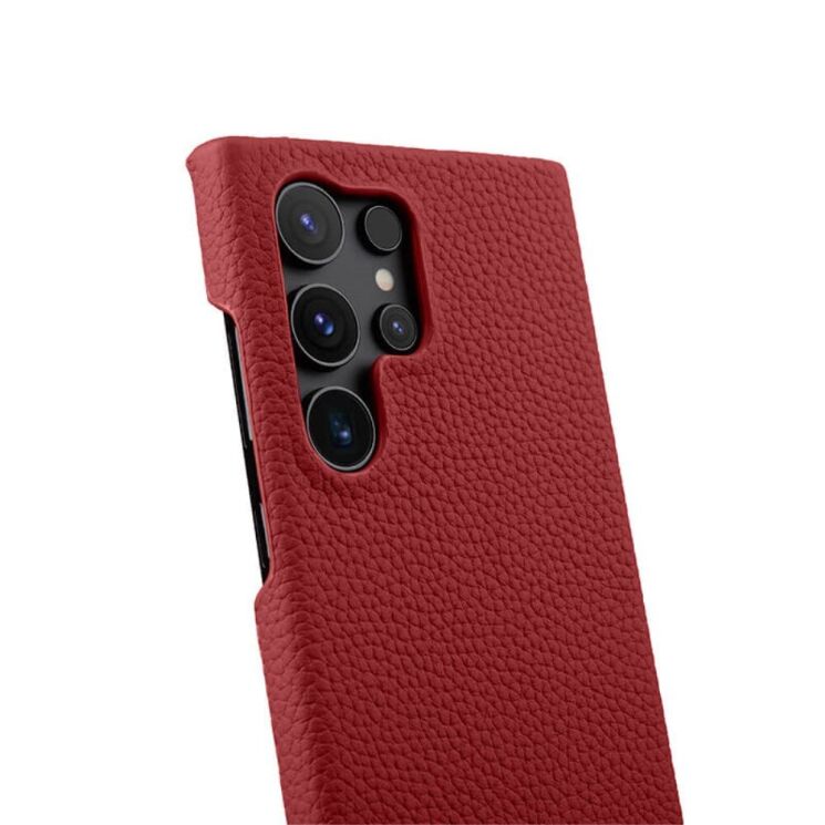 Кожаный чехол MELKCO Leather Case для Samsung Galaxy S24 Ultra (S928) - Red: фото 4 из 4