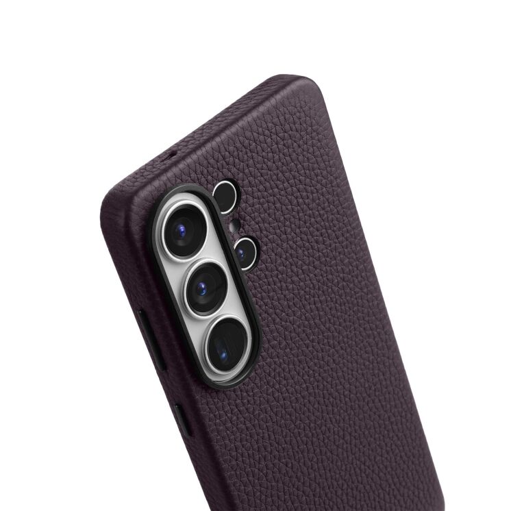 Кожаный чехол MELKCO Leather Case Magnetic для Samsung Galaxy S26 Ultra (S948) - Purple: фото 3 из 4