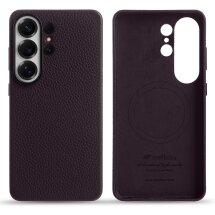 Кожаный чехол MELKCO Leather Case Magnetic для Samsung Galaxy S26 Ultra (S948) - Purple: фото 1 из 4