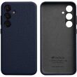 Кожаный чехол MELKCO Classic Case для Samsung Galaxy S24 (S921) - Dark Blue (347127DB)