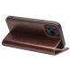 Кожаный чехол QIALINO Classic Case для Apple iPhone 12 Pro Max - Brown (253444Z). Фото 4 из 16