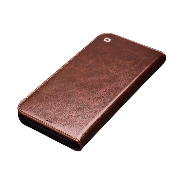 Кожаный чехол QIALINO Classic Case для Apple iPhone 12 Pro Max - Brown: фото 5 из 16