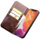 Кожаный чехол QIALINO Classic Case для Apple iPhone 12 Pro Max - Brown (253444Z). Фото 2 из 16