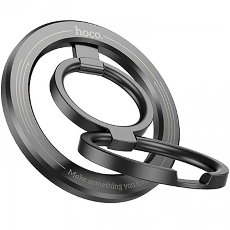 Магнитное кольцо-держатель Hoco GH2 Clever - Black: фото 2 из 6