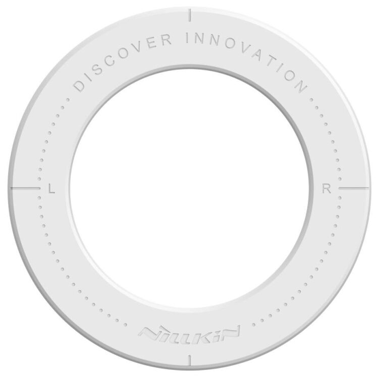 Магнитное кольцо NILLKIN SnapLink Ultra Magnetic Sticker - White: фото 1 из 16