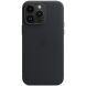 Оригинальный чехол Leather Case with MagSafe для Apple iPhone 14 Pro Max (MPPM3ZE/A) - Midnight (306814H). Фото 4 из 4