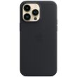 Оригинальный чехол Leather Case with MagSafe для iPhone 14 Pro Max (MPPM3ZE/A) - Midnight (306814H)