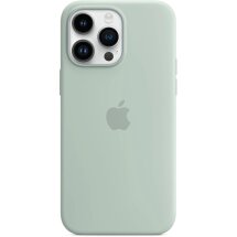 Оригінальний чохол Silicone Case with MagSafe для Apple iPhone 14 Pro Max (MPTY3) - Succulent: фото 1 з 4