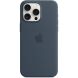 Оригінальний чохол Silicone Case with MagSafe для Apple iPhone 15 Pro Max (MT1P3) - Storm Blue (339498L). Фото 3 из 4