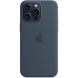 Оригінальний чохол Silicone Case with MagSafe для Apple iPhone 15 Pro Max (MT1P3) - Storm Blue (339498L). Фото 2 из 4