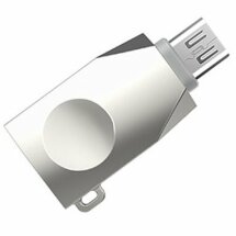 OTG-адаптер Hoco UA10 USB to MicroUSB - Silver: фото 1 з 8