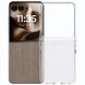 Пластиковая накладка Deexe Crystall Shell для Motorola Razr 60 Ultra / Razr 70 Ultra - Transparent (380421T). Фото 1 из 6