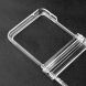 Пластиковая накладка Deexe Crystall Shell для Motorola Razr 60 Ultra / Razr 70 Ultra - Transparent (380421T). Фото 5 из 6