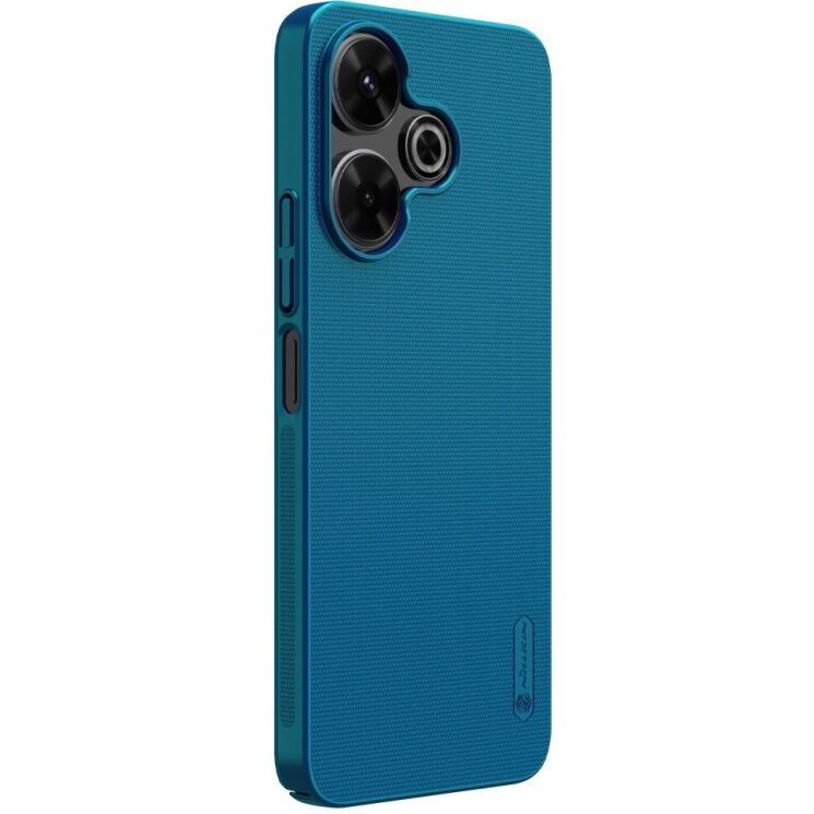 Пластиковый чехол NILLKIN Frosted Shield для Xiaomi Redmi 13 - Blue: фото 2 из 18