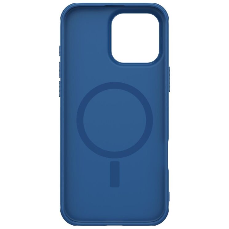 Пластиковый чехол NILLKIN Frosted Shield Pro Magnetic для Apple iPhone 16 Pro Max - Blue: фото 6 из 20