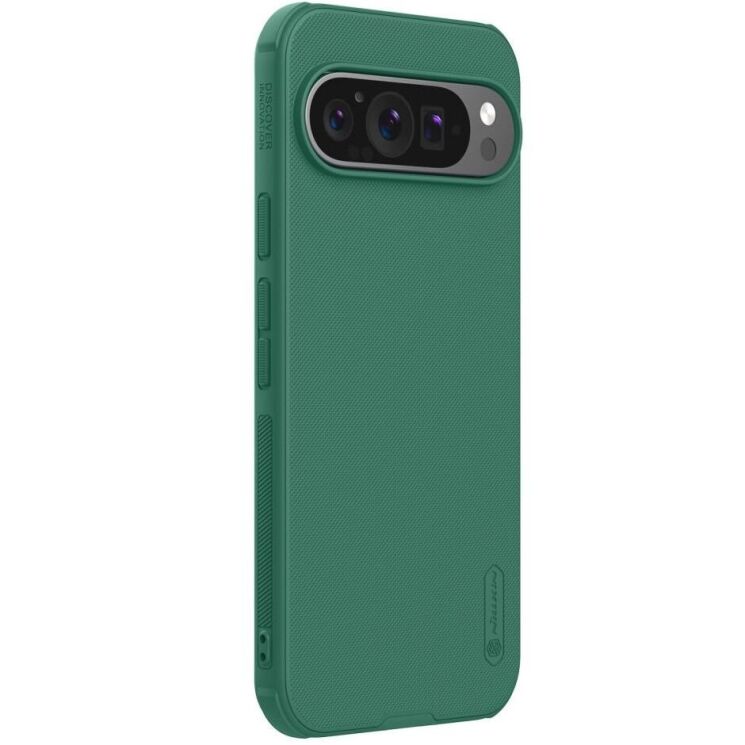Пластиковый чехол NILLKIN Frosted Shield Pro Magnetic для Google Pixel 9 / 9 Pro - Green: фото 2 из 21