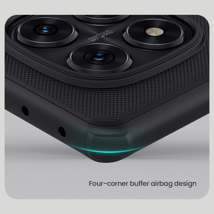 Пластиковый чехол NILLKIN Frosted Shield Pro Magnetic для Xiaomi Redmi Note 14 Pro 5G - Black: фото 9 из 19