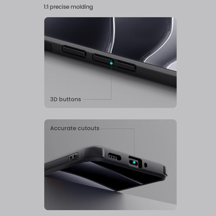 Пластиковый чехол NILLKIN Frosted Shield Pro Magnetic для Xiaomi Redmi Note 14 Pro 5G - Black: фото 17 из 19