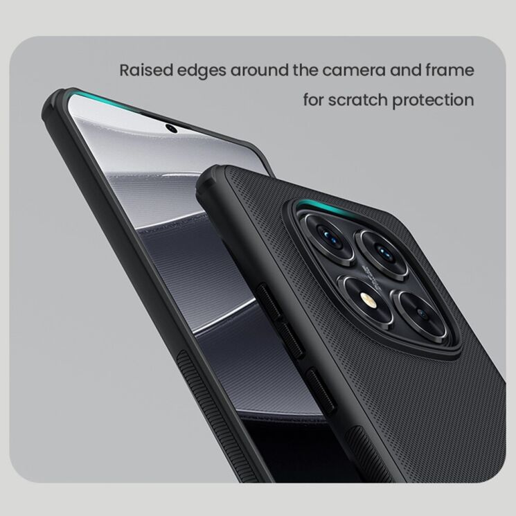 Пластиковый чехол NILLKIN Frosted Shield Pro Magnetic для Xiaomi Redmi Note 14 Pro 5G - Black: фото 11 из 19