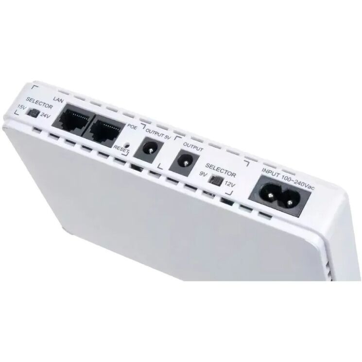 Портативный источник питания для роутера Hoco DB25 Smart Mini UPS 5V/9V/12V (8800mAh) - White: фото 4 из 8