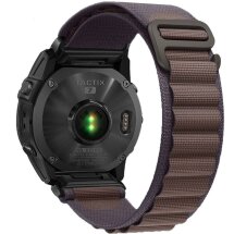 Ремінець ArmorStandart AlpinaStyle для годинників Garmin з кріпленням Quick Fit 26mm - Brown: фото 1 з 2