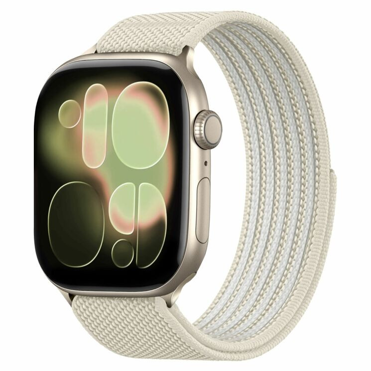 Ремінець Deexe Active Band для Apple Watch 42 (Series 10/11/12) / 41 / 40 / SE 40 / 38 - Starlight (345162SG) Ремінець Deexe Active Band для Apple Watch 42 (Series 10/11/12) / 41 / 40 / SE 40 / 38 - Starlight: фото 2 з 4