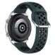 Ремешок Deexe Dual Color для Samsung Galaxy Watch 3 (45mm) - Dark Green / Black (235311E). Фото 4 из 5