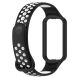 Ремешок Deexe Dual Color для Xiaomi Redmi Smart Band 2 - Black / White (320610BW). Фото 2 из 11