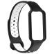 Ремешок Deexe Dual Color для Xiaomi Redmi Smart Band 2 - Black / White (320610BW). Фото 3 из 11