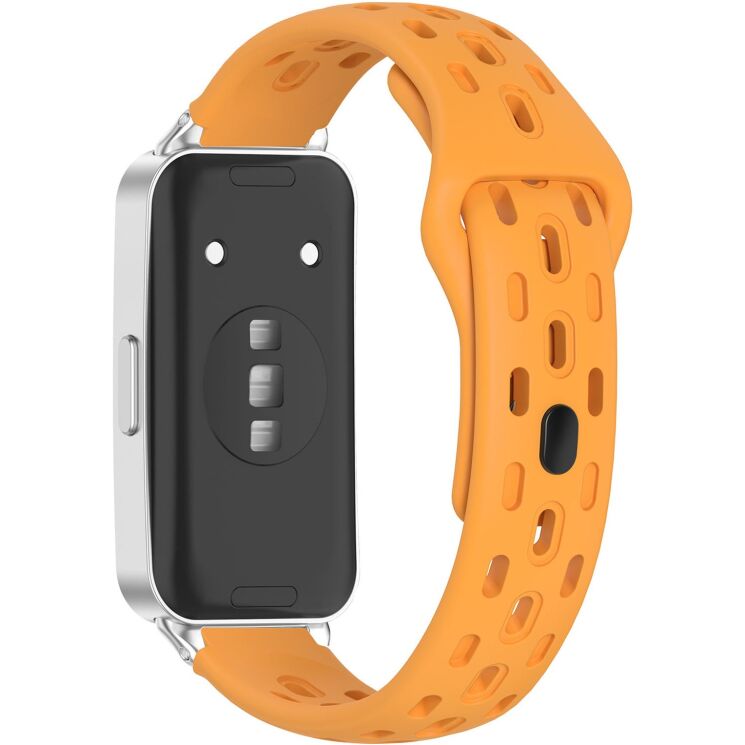 Ремешок Deexe Eclipse для Huawei Band 11 Pro / Band 11 - Yellow (410607Y) Ремешок Deexe Eclipse для Huawei Band 11 Pro / Band 11 - Yellow: фото 1 из 9