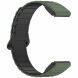 Ремешок Deexe Flexible Fit для часов Garmin c креплением Quick Fit 20mm - Midnight Green / Black (270806BG). Фото 4 из 8