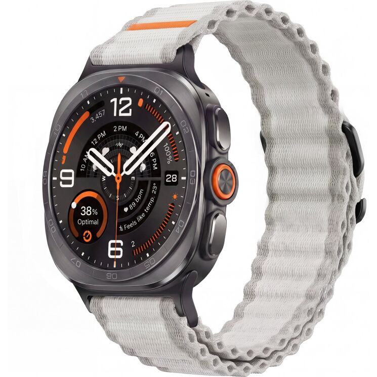 Ремешок Deexe Flow Snap для Samsung Galaxy Watch Ultra 2 / Ultra / Ultra (2025) - Starlight (427015SG) Ремешок Deexe Flow Snap для Samsung Galaxy Watch Ultra 2 / Ultra / Ultra (2025) - Starlight: фото 4 из 4
