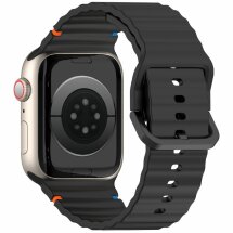 Ремешок Deexe Galaxy Strap для Apple Watch 42 (Series 10) / 41 / 40 / SE 40 / 38 - Black: фото 1 из 7