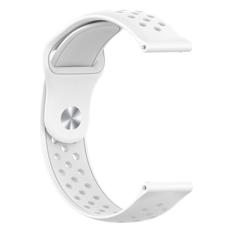 Ремешок Deexe Holes Strap для Samsung Galaxy Gear S3 - White: фото 3 из 4