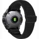 Ремешок Deexe Knitted Strap для Garmin Fenix 8 (47mm) / Fenix E (47mm) / Quatix 8 (47mm) - Black (367407B). Фото 1 из 5
