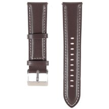Ремінець Deexe Leather Strap для годинників з шириною кріплення 22мм - Coffee: фото 1 з 6