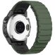 Ремешок Deexe Magnetic Band для часов Garmin c креплением Quick Fit 26mm - Army Green / Black (369101GB). Фото 1 из 5