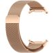 Ремінець Deexe Milanese Loop для Samsung Galaxy Watch Ultra (2025) - Rose Gold (387804G). Фото 1 з 3