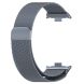 Ремешок Deexe Milanese Stainless Steel для Xiaomi Redmi Watch 4 / Mi Smart Band 8 Pro / Band 9 Pro - Space Grey (346402H). Фото 3 из 10