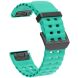 Ремешок Deexe Ocean Strap для часов Garmin c креплением Quick Fit 26mm - Teal Green (270704TG). Фото 1 из 6
